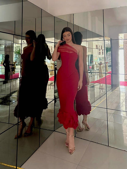 Elegant Knitted Bandage Dress