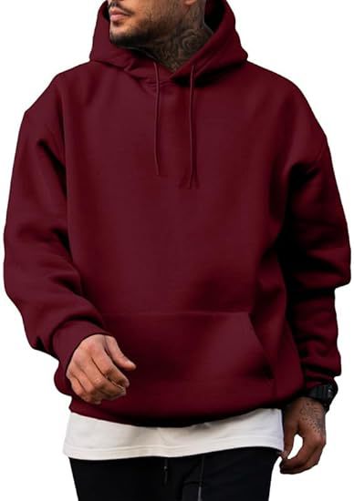 American Style Trendy Brand Solid Color Sweater Trendy Men's Suit Hoodie
