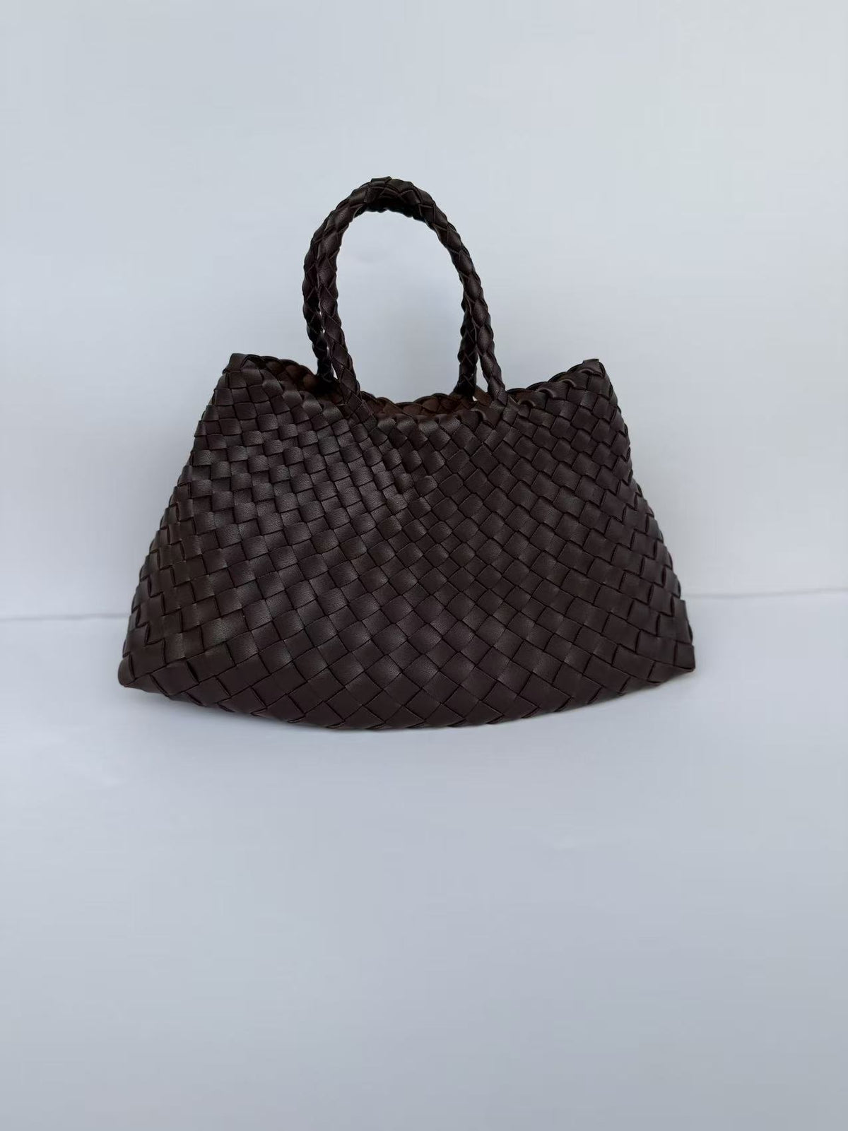 Niche Design Light Luxury Simple Handbag Woven Vegetable Basket