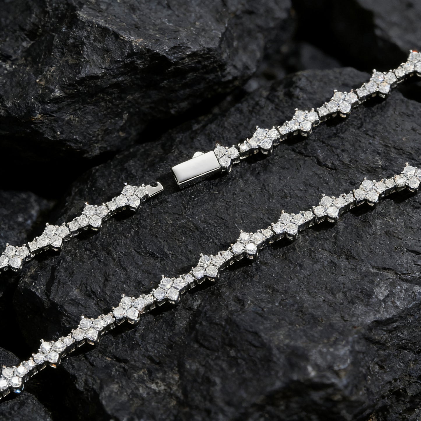 Hip Hop Cross Zircon Bracelet
