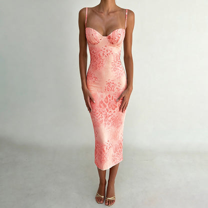 Womens Spaghetti Strap Slip Dress