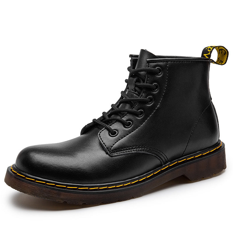 men's large-size mid-top work boots