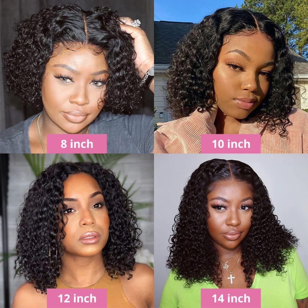 3x4 Real Hair Lace Front Wig With Curls