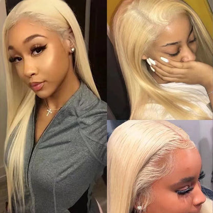 Lace Front Synthetic Wig Long Straight Hair with Air Bangs