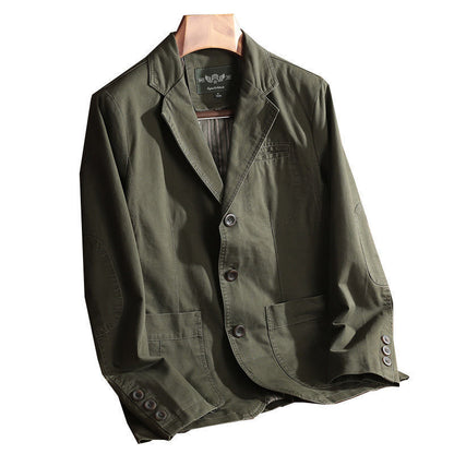 Casual katoenen blazer voor heren