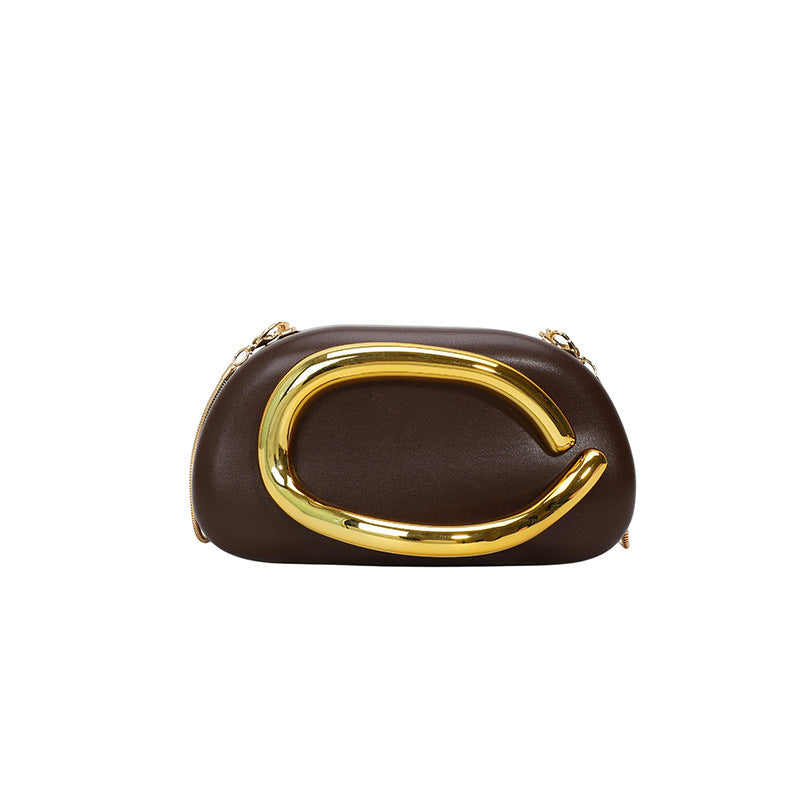 Elegant Chain Strap Clutch Bag