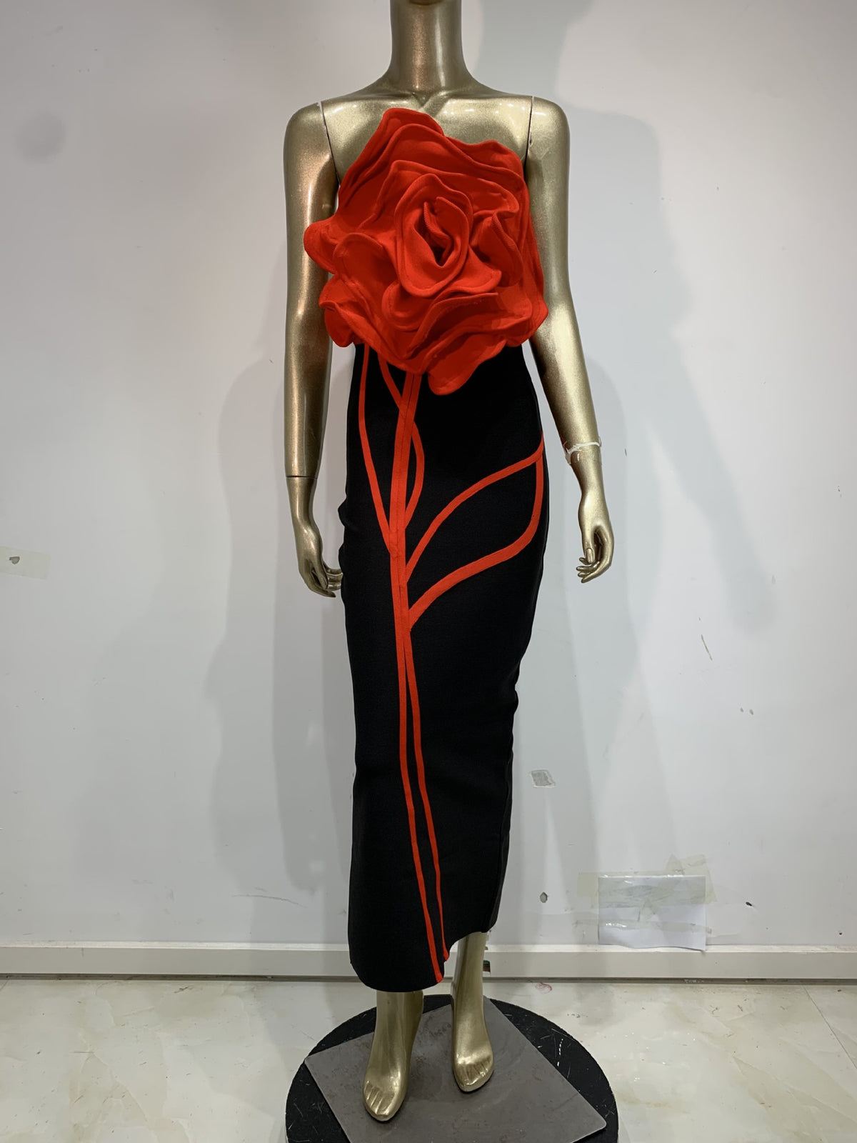 Floral Bandage Bodycon Dress