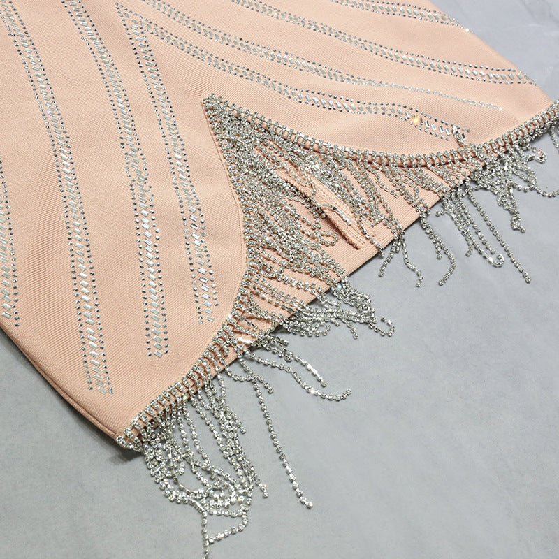 Amerikaanse kwastjes bandagejurk