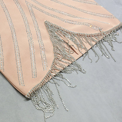 Amerikaanse kwastjes bandagejurk