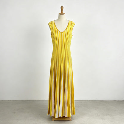 Elegant Mature Style Commuter Long Dress