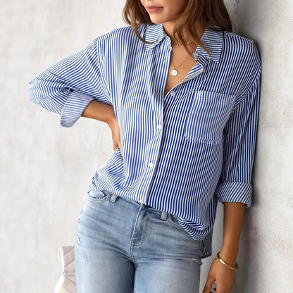 Women's Striped Woven Shirt