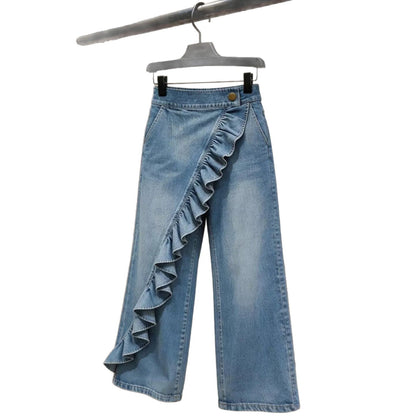 Vintage High Waist Straight Leg Jeans
