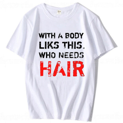 Heren Katoenen Korte Mouwen  T-shirt  Met  Letterprint