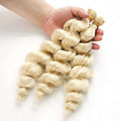 Synthetische 1 Stuk Blonde Golvend Bundel Weave