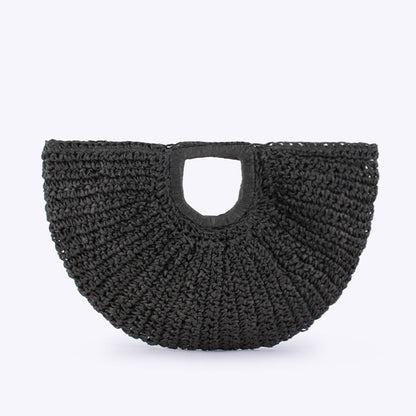 Bohemian Moon Shape Hand-Woven Women Bag