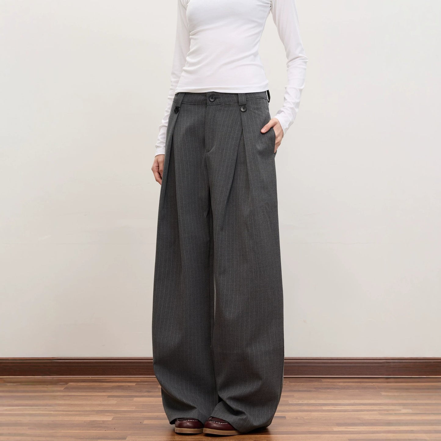 Casual Trousers Unisex Trendy Loose Versatile Wide Leg Pants