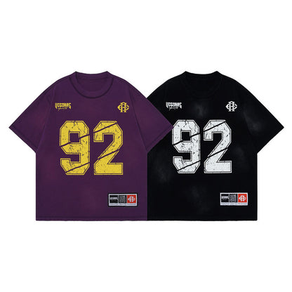Short Sleeve T-Shirt Unisex Summer Loose Half Sleeve Tee