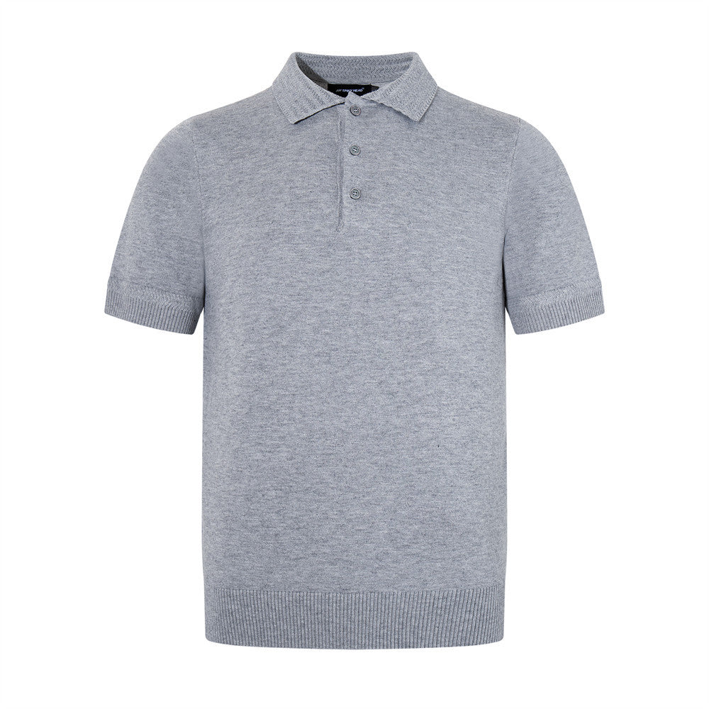 Eenvoudig poloshirt met korte mouwen