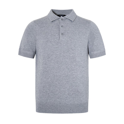 Eenvoudig poloshirt met korte mouwen