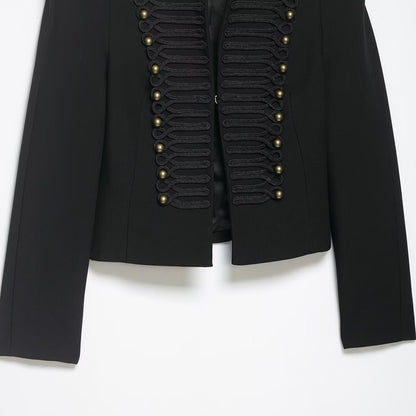 Women's Tailored Blazer with Pad Shoulder