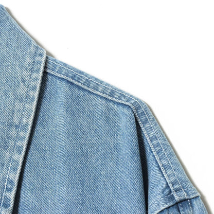 Vintage chique korte denim jas voor dames