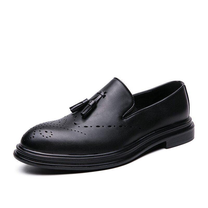 Echte leren heren brogues voor informele gelegenheden