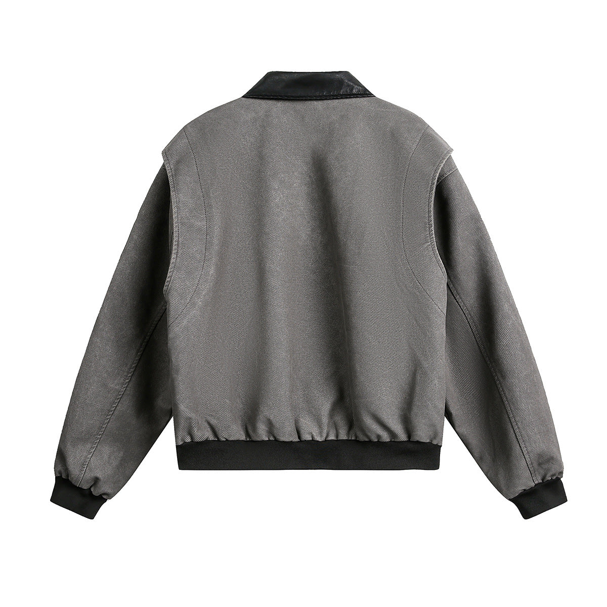 Loose PU leather jacket