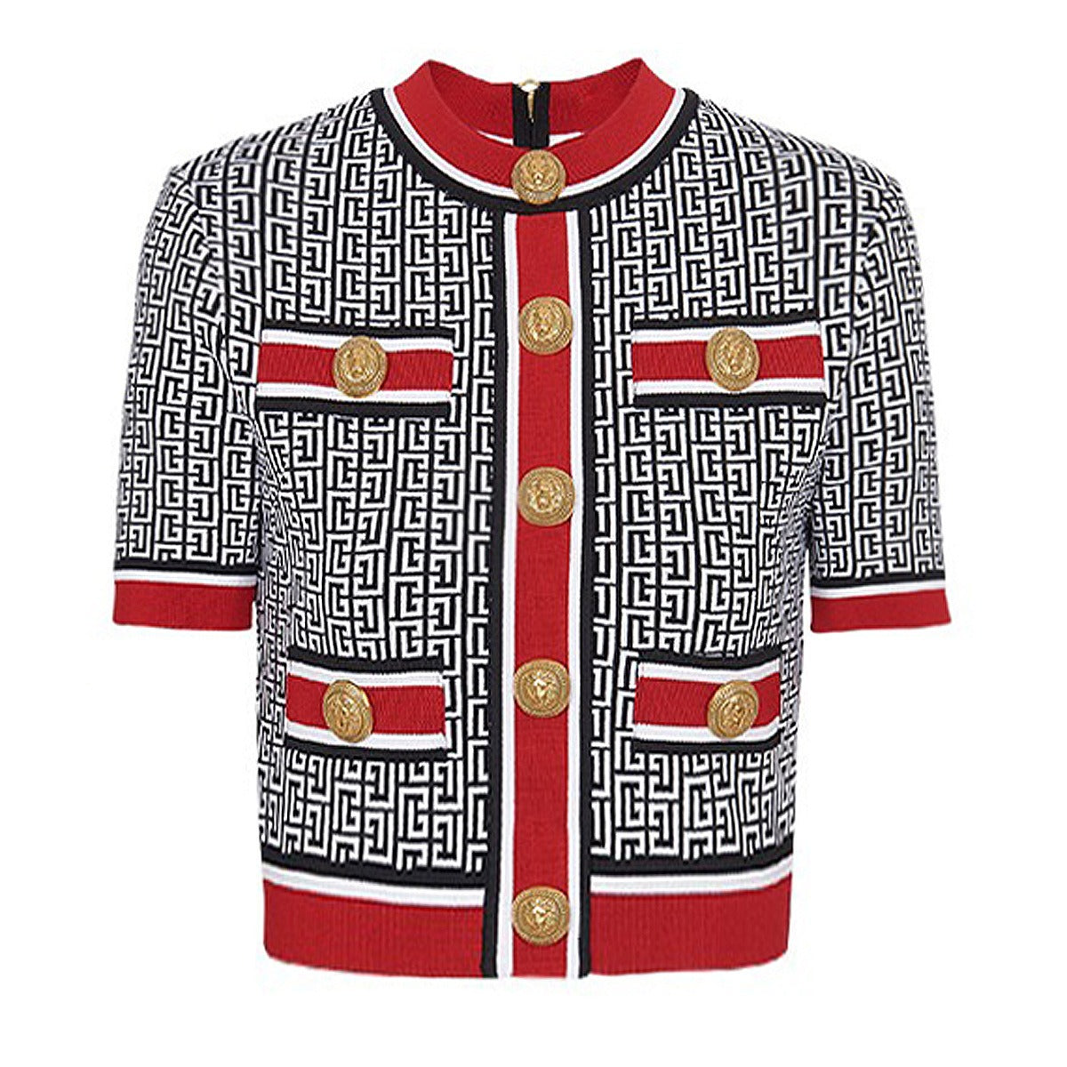 Summer new short sleeve crew neck sweater top fashion cardigan coat T-shirt woman