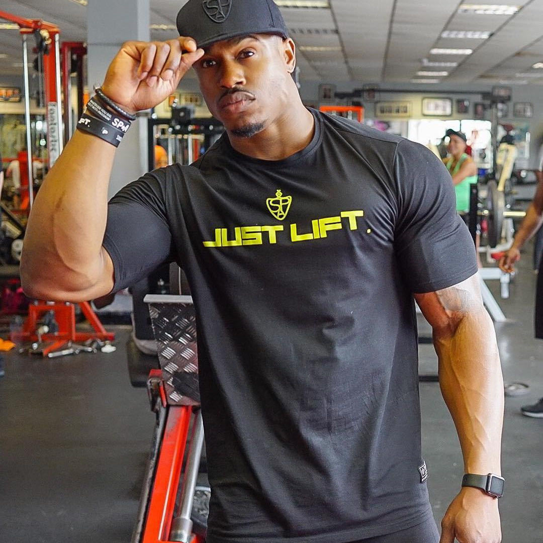 Premium Cotton ModalMen's Sport Casual Summer Short Sleeve Slim Fit Stretch Moisture-Wicking Breathable Fitness T-Shirt Cotton