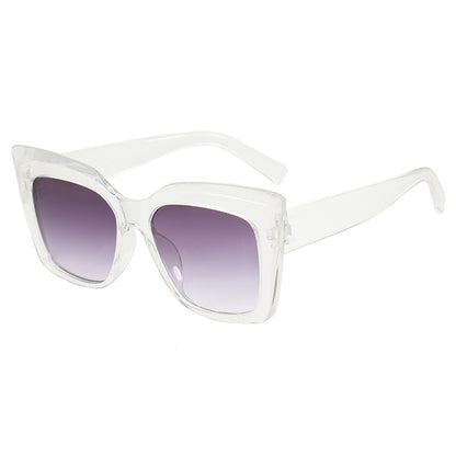 New Large Frame Retro Fashion Sunglasses Ins Catwalk Street Shooting Men And Women Sunglasses