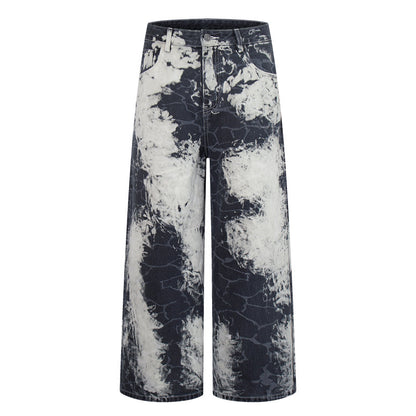 Oversized Fit, Trendy High-Street Straight Leg Pants