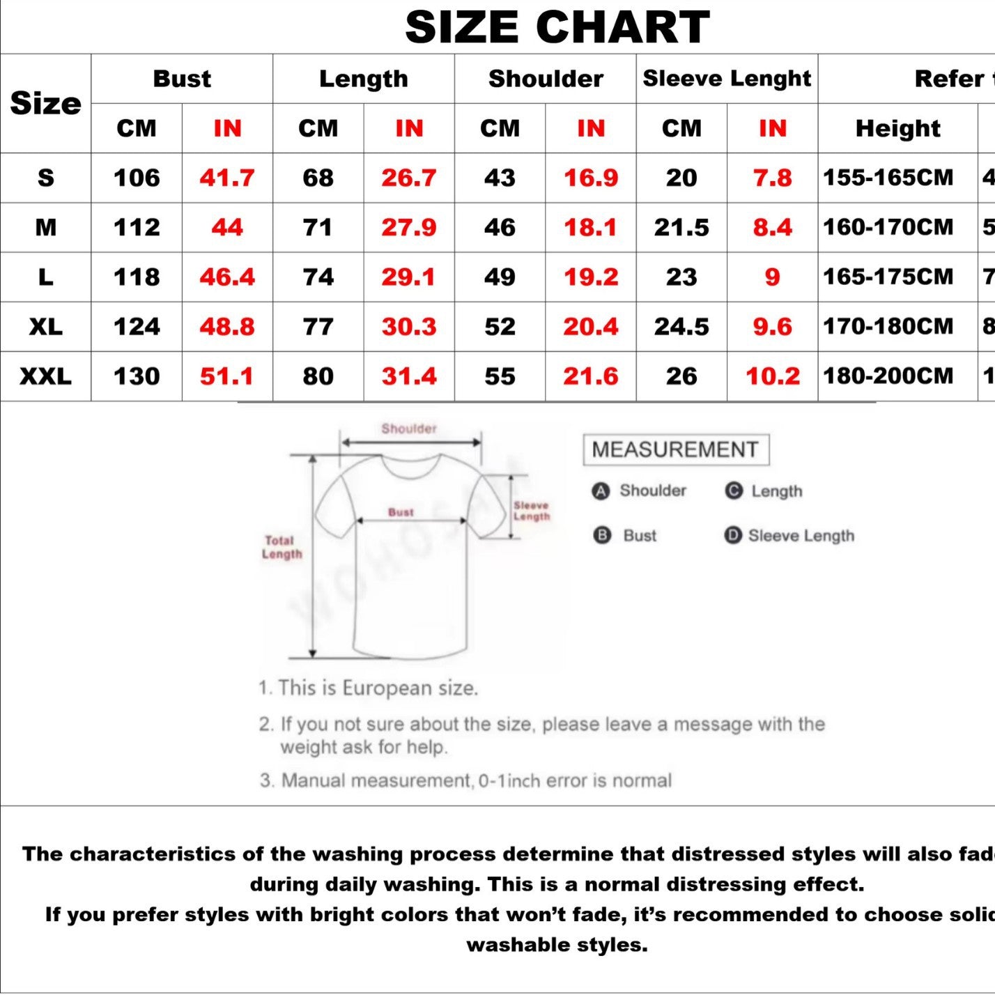 Summer Cartoon Pattern Printed T-Shirt Summer Cotton Washed Vintage Short Sleeve
