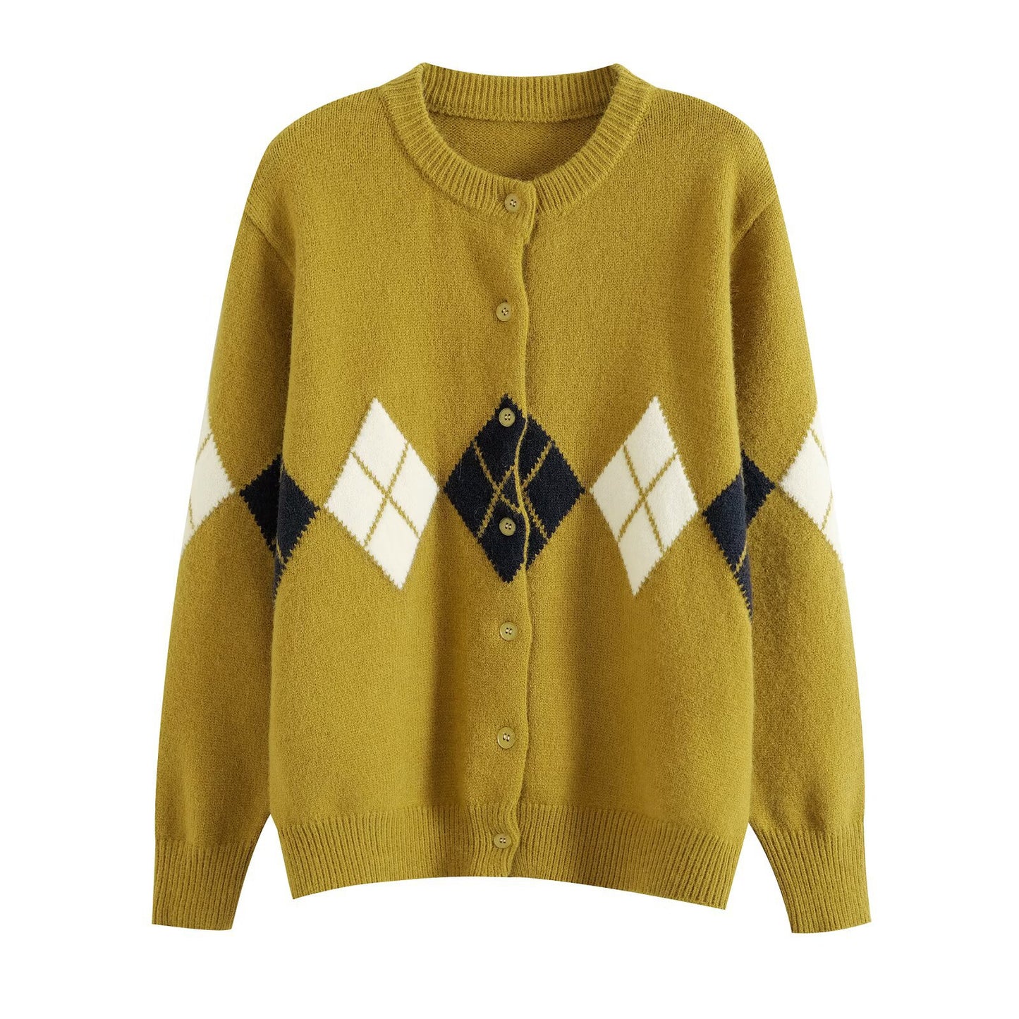 Modieus veelzijdig retro vest met ruitenprint