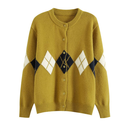 Modieus veelzijdig retro vest met ruitenprint