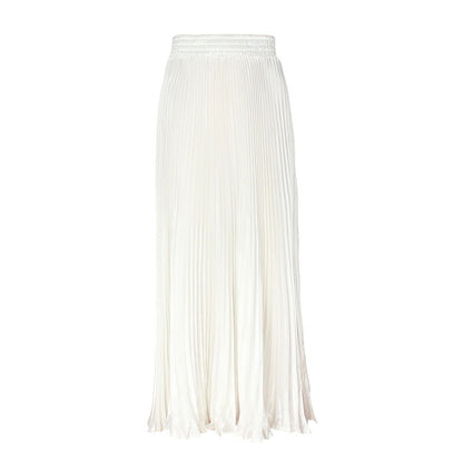Glossy pleated skirt long accordion skirt long skirt skirt