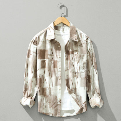 Long Sleeve  Printed Shirt top