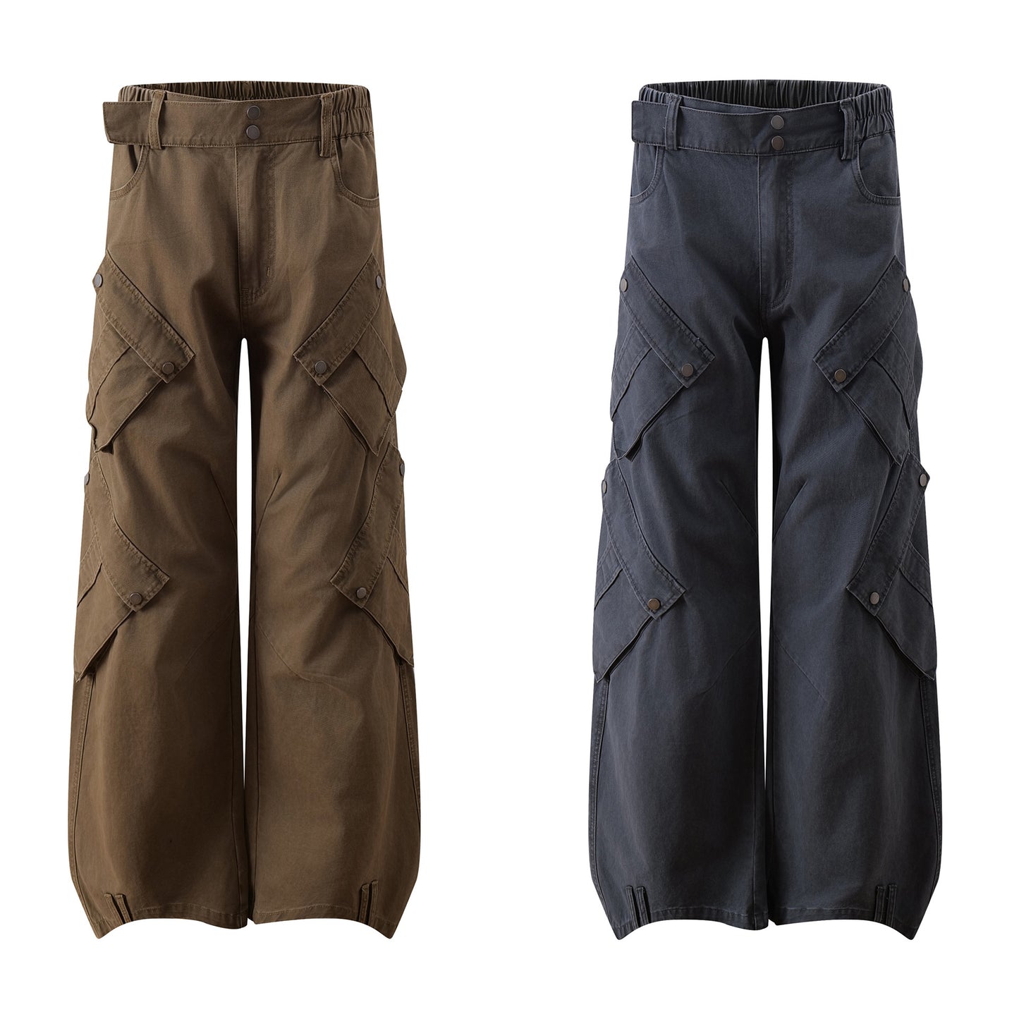 Work pants trendy brand men's multi pocket casual pants