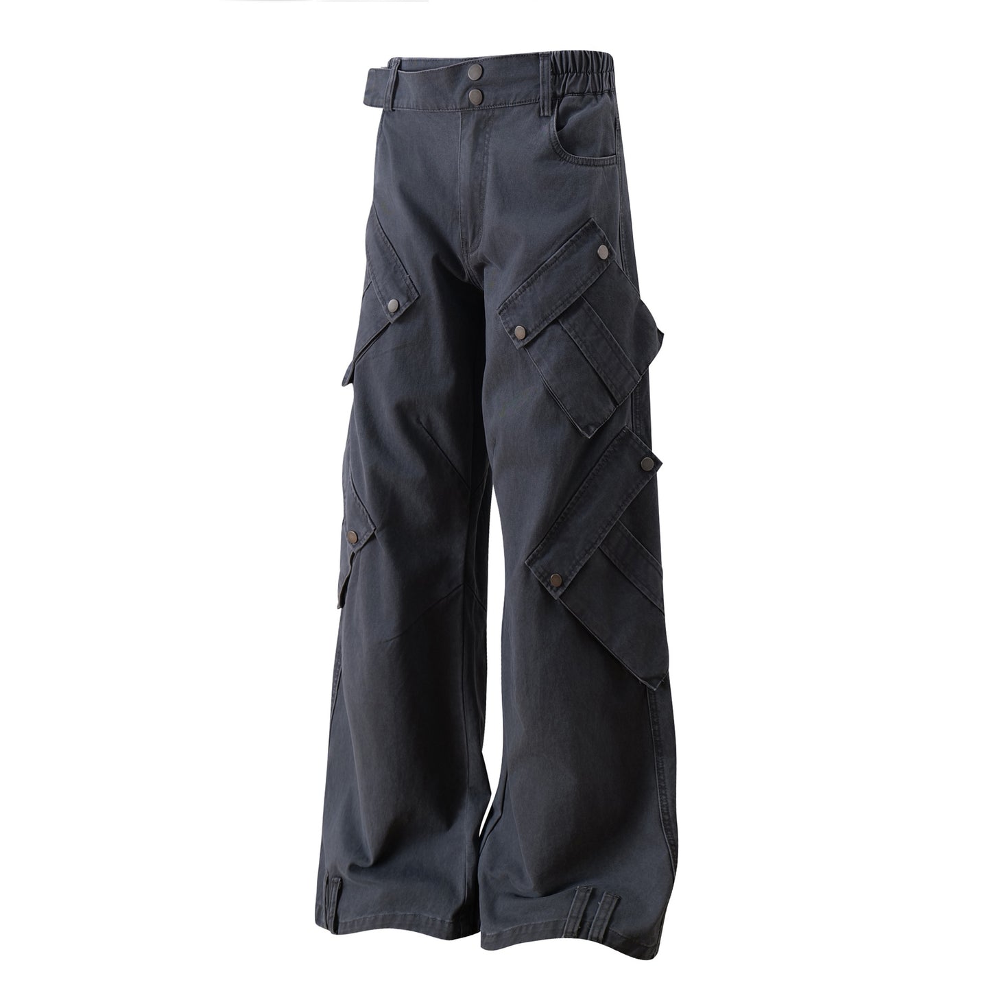 Work pants trendy brand men's multi pocket casual pants