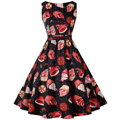 Vintage Hollywood Style Fitted Slimming Maxi Dress for Women, Retro Elegant Flared Skirt, Long Sleeve Dress