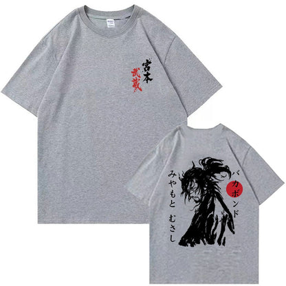 Vagabond Miyamoto Musashi T-shirt met korte mouwen unisex
