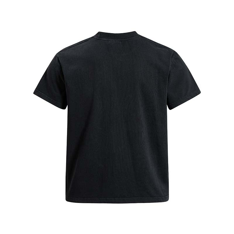 T-shirt met korte mouwen en gemêleerd lettermotief