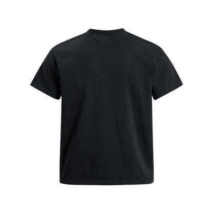 T-shirt met korte mouwen en gemêleerd lettermotief