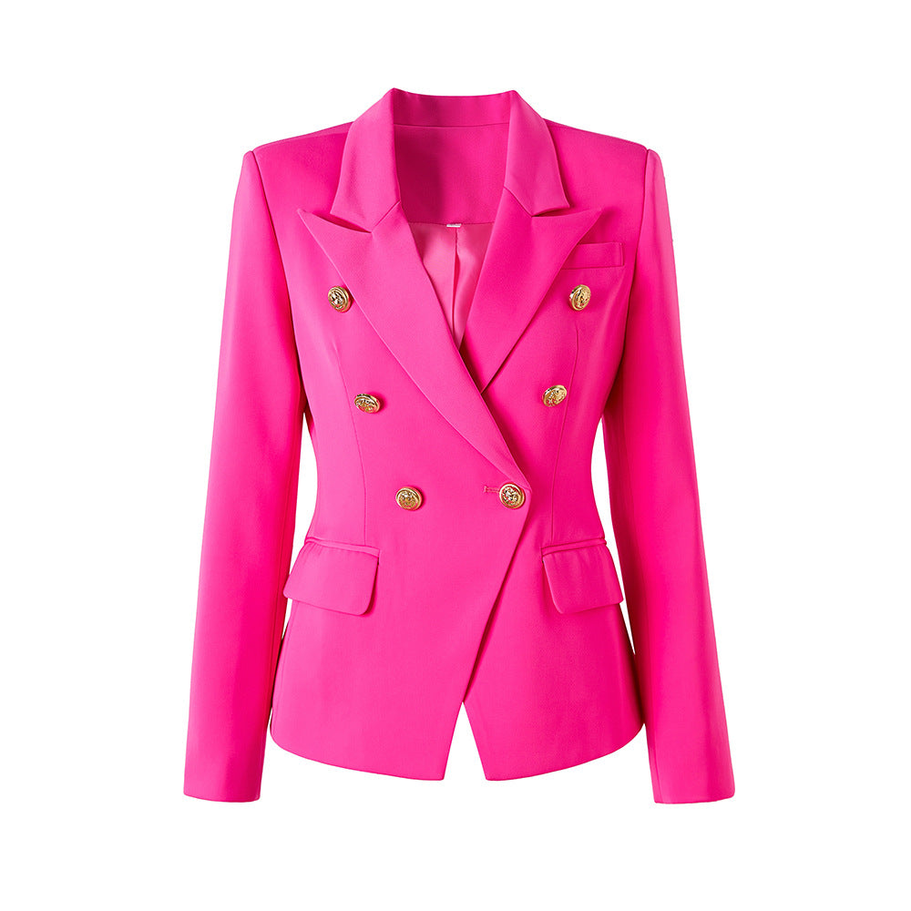 Double-breasted designer blazer voor dames