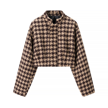 Xiaoxiangfeng plaid top+shorts set