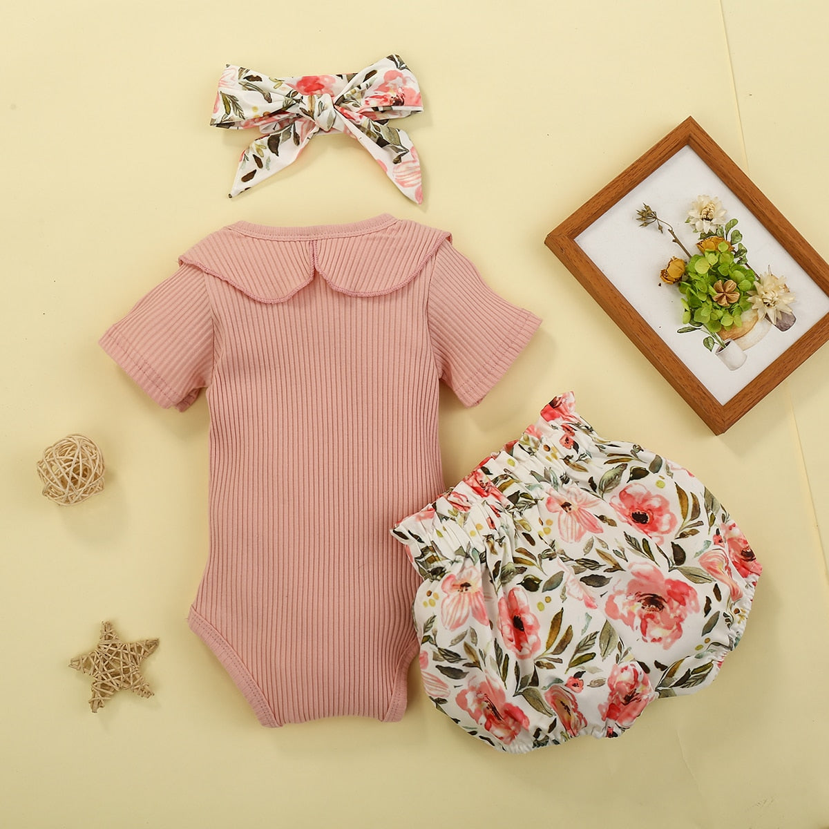 Baby meisjes 3-delige outfitset
