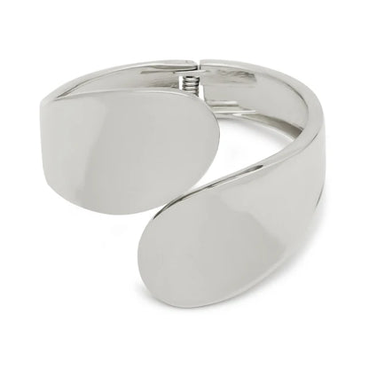 Women Statement Alloy Cuff Opening Rough Bangles Fashion Jewelry Party Wedding
