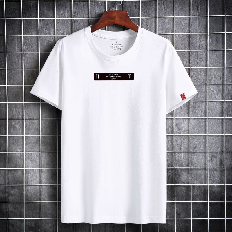 Heren T-shirt van katoen met korte mouwen