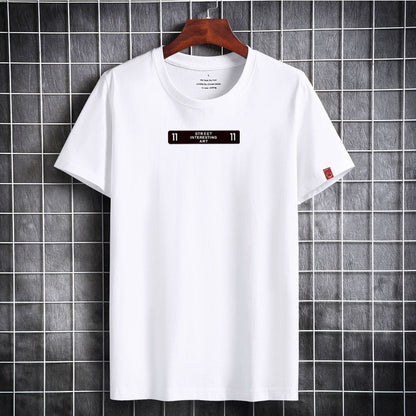 Heren T-shirt van katoen met korte mouwen