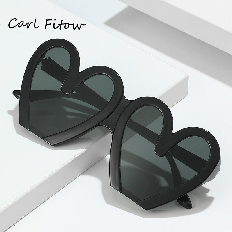 Designer INS grappige liefde zonnebril