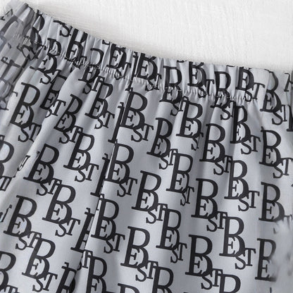 Kids' Letter Print Hoodie Set for Boys, Long Sleeve and Pants
